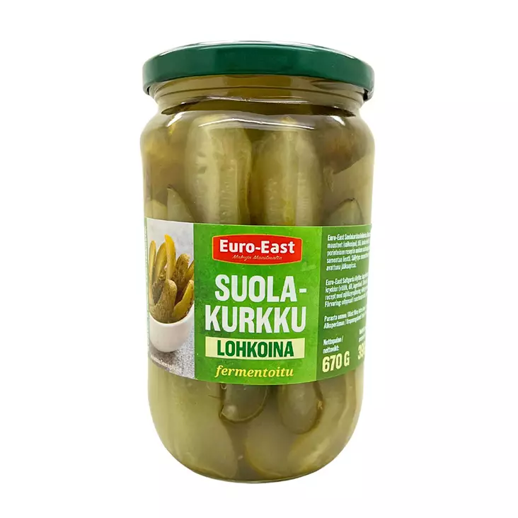 HAPATETTU SUOLAKURKKU 670G LOHKOINA - Vihannessäilykkeet - 6430044381126 - 1