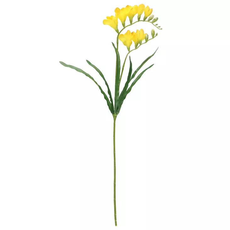 FREESIA Oksa keltainen - Tekokasvit ja muovikukat - 6410416318806 - 1