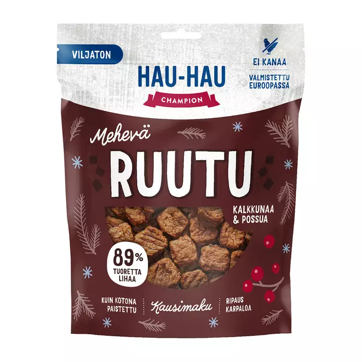 HHC MEHEVÄ KALKKUNA&POSSUTANKO 400 G - Koiranruoat ja herkut - 6438554004986 - 1
