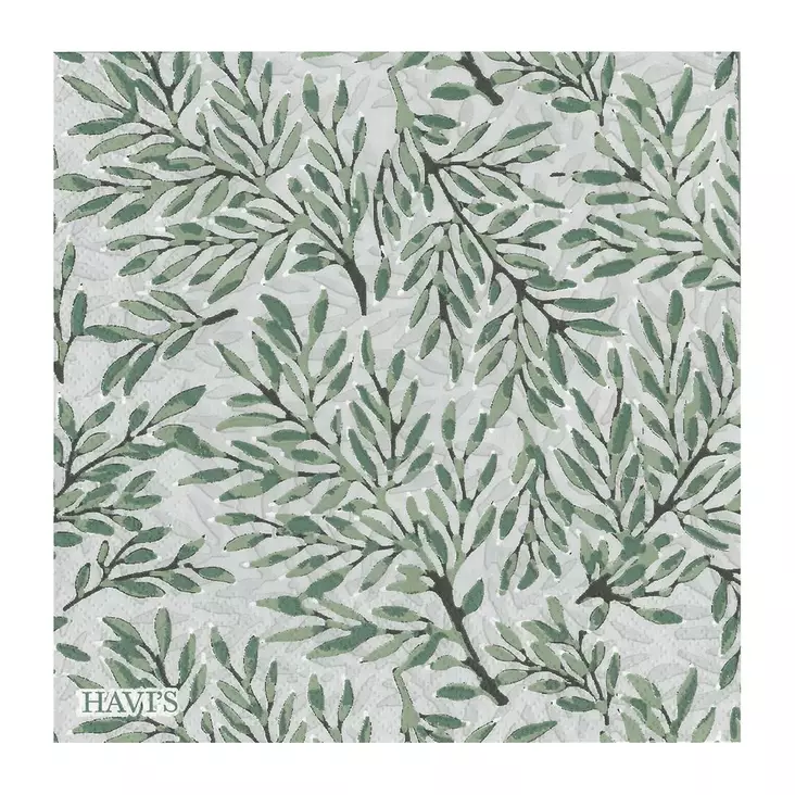 Servetti HAVI'S Misteli vihreä 24cm - Kahviliinat 24x24 - 6411630102066 - 1