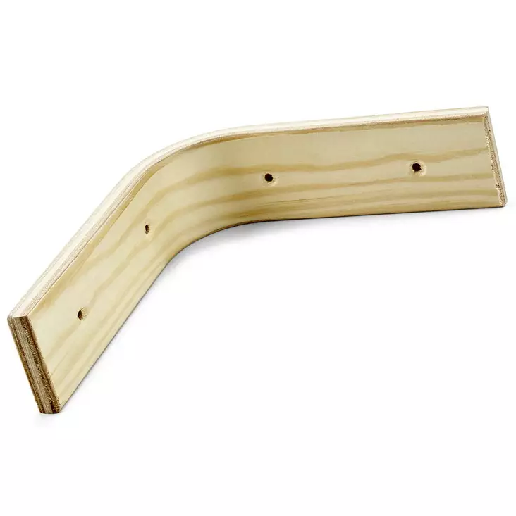 HYLLYNKANNATIN 200x200mm MÄNTY 1524 HABO - Hyllynkannattimet ja seinäkiskot - 7317900056666 - 1