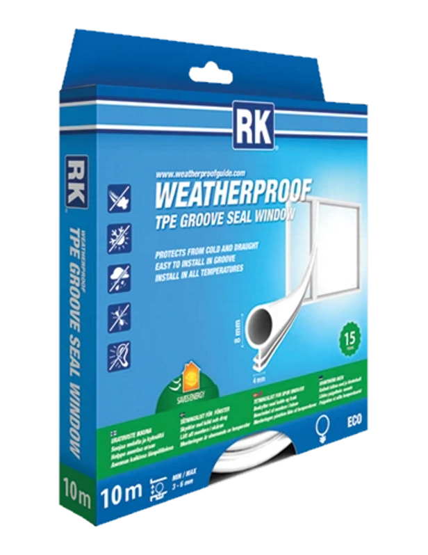 IKKUNATIIVISTE URA O 10M VALKOINEN - Ikkuna- ja ovitiivisteet - 6418091340006 - 1