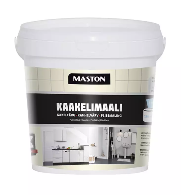 KAAKELIMAALI 2K 250ML MAALARINVALKOINEN - Sisämaalit - 6412490038366 - 1