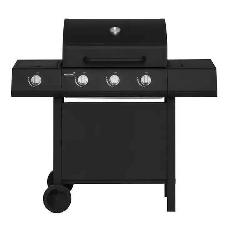 Kaasugrilli Kingsville 3+1 Black - Kaasugrillit - 6410416410166 - 1