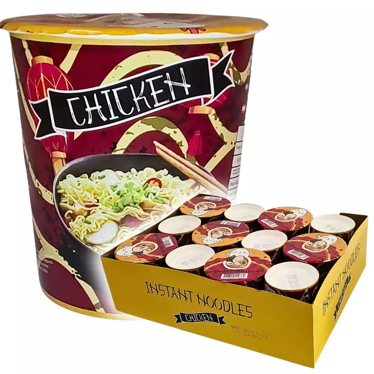 Kananmakuiset nuudelit kupissa, 12 kupin tukkupakkaus. - Nuudelit ja pastat - 837996 - 1