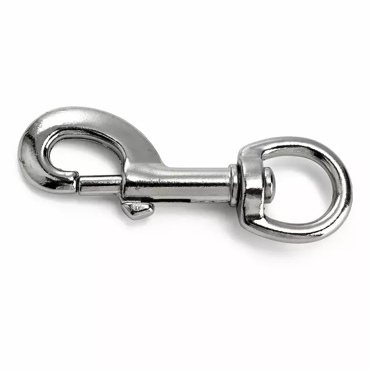 KARABIINIHAKA 54X25 Niklattu samakki 5025 HABO - Kiinnityshaat ja salvat - 7317900114106 - 1