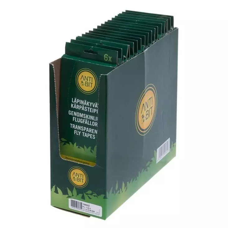 Kärpästeippi ikkunaan 6kpl - Kärpäslätkät ja hyönteisansat - 6438168116266 - 1