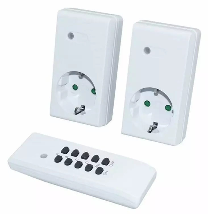 Kauko ohjattavat pistorasiat - Pistorasiat, haaroittimet ja kytkimet - 6438140935526 - 1