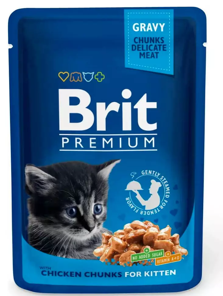 KISSANRUOKA BRIT PREMIUM CAT KANA 100G PENNUILLE - Kissanruoat ja herkut - 8595602506026 - 1