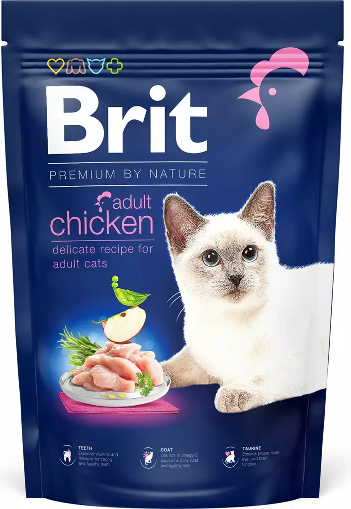 KISSANRUOKA BRIT PREMIUM CAT KANA 1,5KG - Kissanruoat ja herkut - 8595602513086 - 1