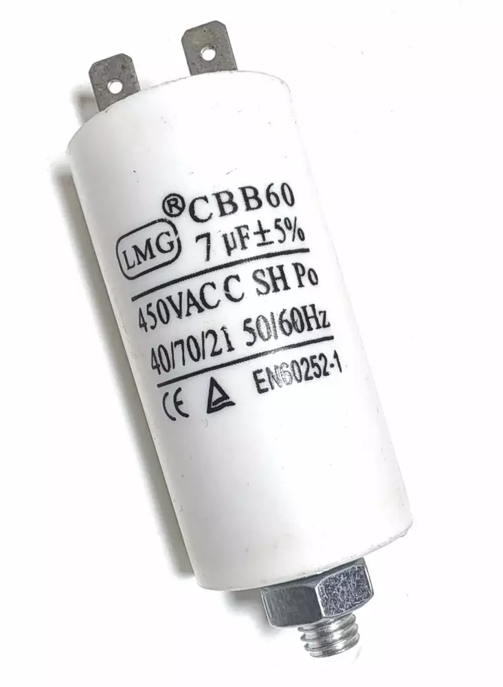 Kondensaattori CBB60 uf 450V - Klapisirkkelin varaosat - 832946 - 1