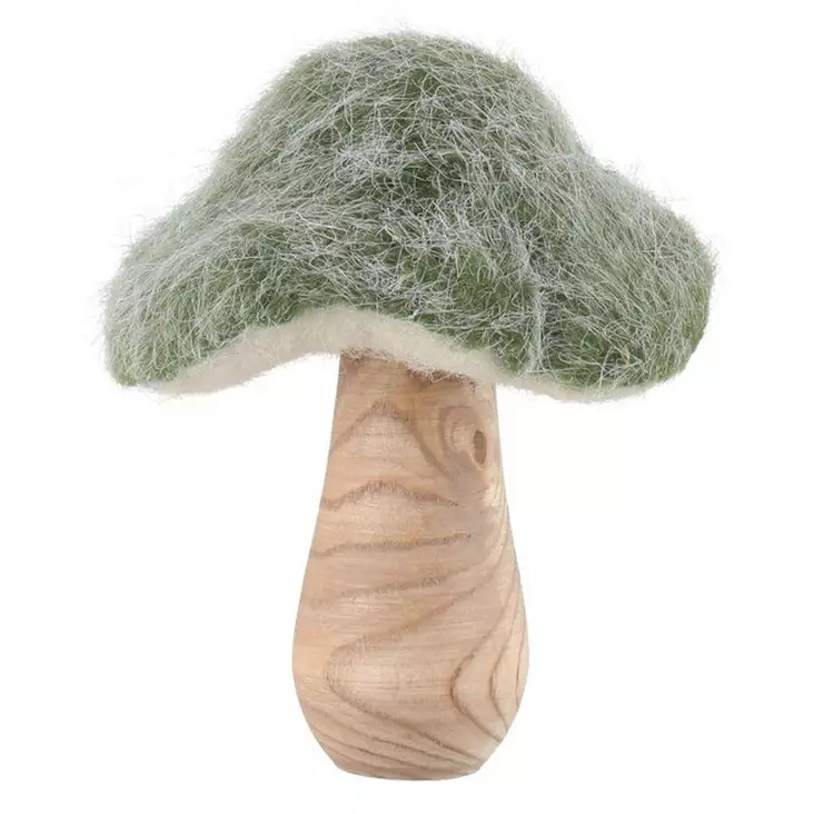 Koriste Huopasieni 13cm  - Joulukoristeet ja lumihiutalepallot - 6410416394466 - 1