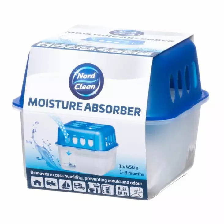 Kosteudenpoistaja 450g Nord Clean. - Auton kosteudenpoistajat - 6410416428406 - 1