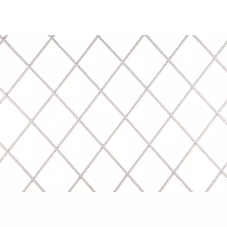 Köynnöskehikko muovi valkoinen 100x230cm - Kasvituet ja köynnöskehikot - 6410411789526 - 1