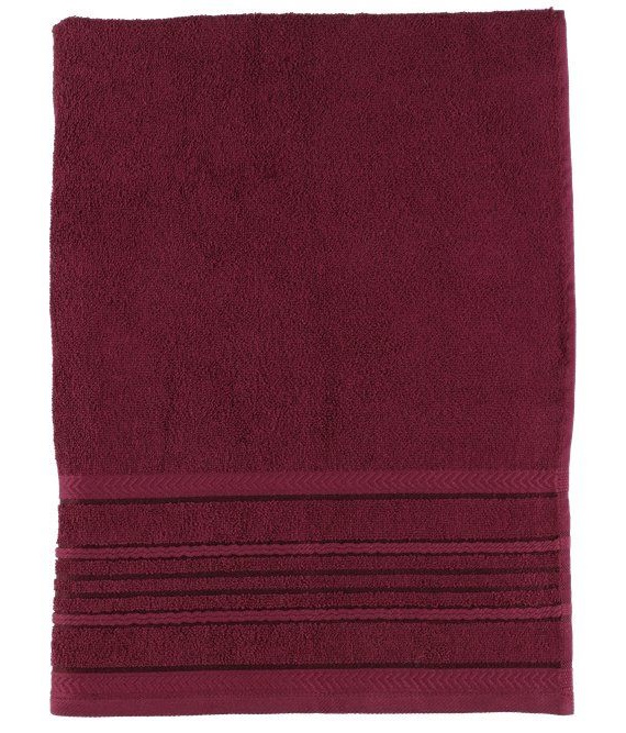 viininpunainen kylpypyyhe=20 - Kylpypyyhkeet ja käsipyyhkeet - 6410416216546 - 1