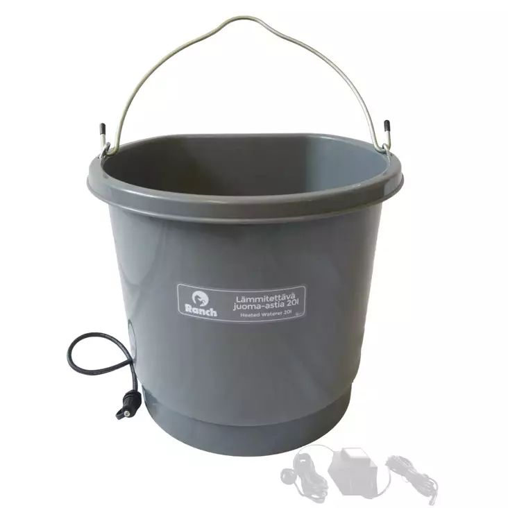 Lämmitettävä juoma-astia 20L Ranch - Koirankoppi tarvikkeet ja varusteet - 6438014380216 - 1