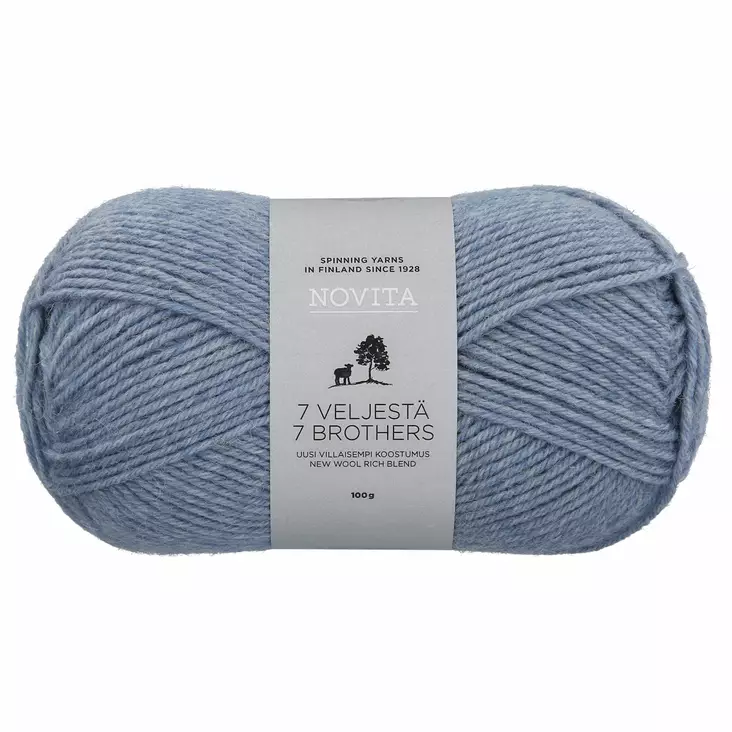 Novita 7 veljest=C3=A4 j=C3=A4=C3=A4 014 - Sukkalangat - 6412618201146 - 1