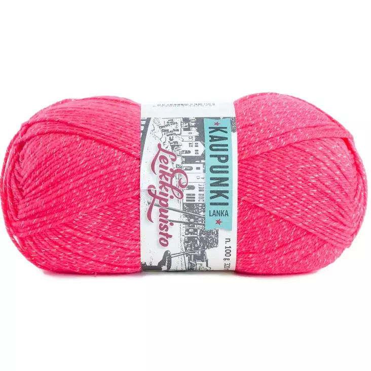 Lanka Leikkipuisto 081 Hot Pink 100 g - Erikoislangat - 6430063331676 - 1