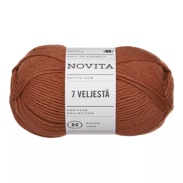 Lanka 7 veljestä 100g pihlaja 644 - Sukkalangat - 6412618214146 - 1