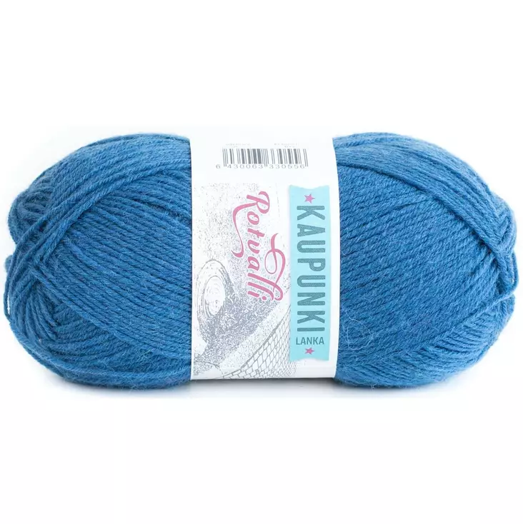 Lanka Rotvalli 50 Keskisininen 100 g - Sukkalangat - 6430063330556 - 1