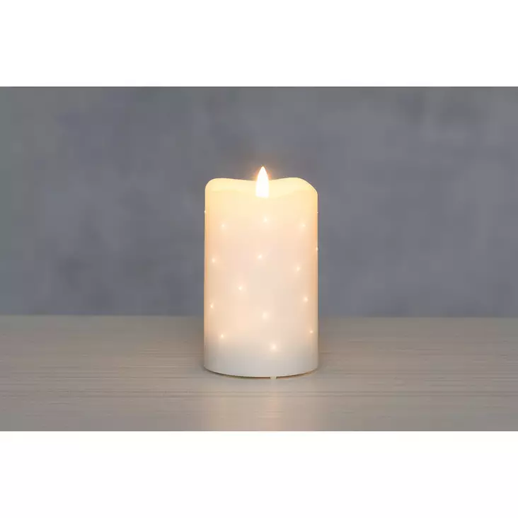3D LED-pöytäkynttilä valokuiduilla - LED-kynttilät - 6410416484556 - 1