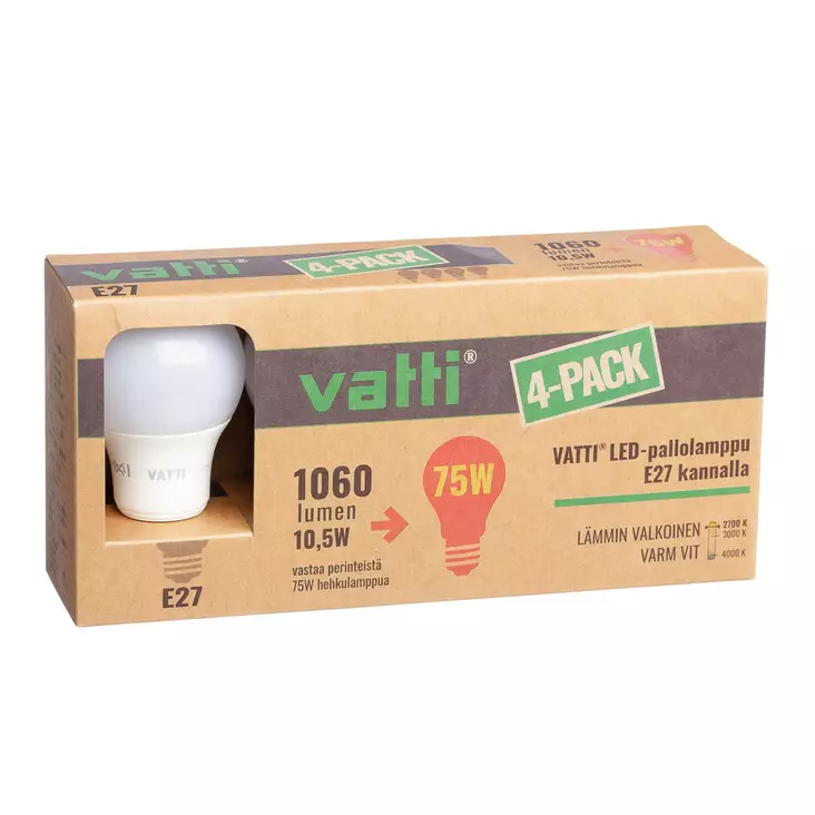 Led pallolamppu lamppu valaisin - Lamput E27 kanta - 6438168101576 - 1