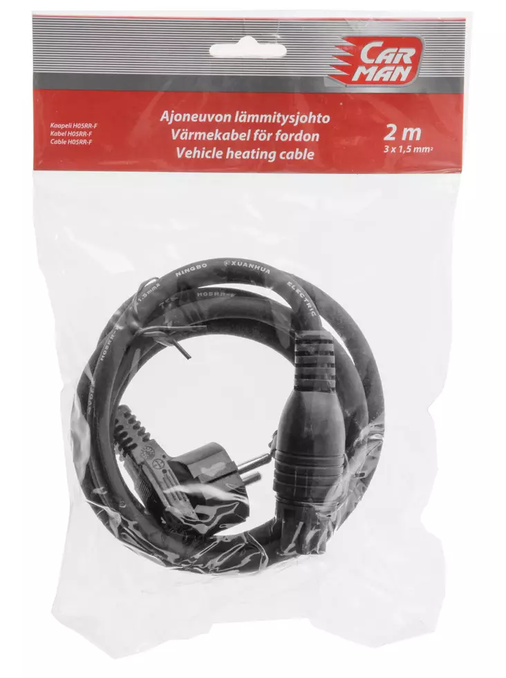 LOHKOLÄMMITTIMEN JOHTO CALIX 2,5M Ajoneuvon lämmitysjohto - Lohkolämmittimen johdot - 6410413227606 - 1