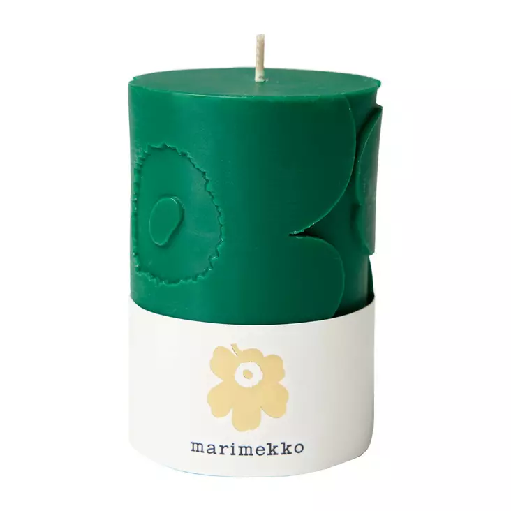 Marimekko Unikko pöytäkynttilä tvihreä - Pallokynttilät ja pöytäkynttilät - 6411635010106 - 1