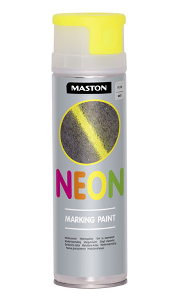 MASTON NEON MERKKAUSVÄRI KELTAINEN - Spraymaalit - 6412490004606 - 1