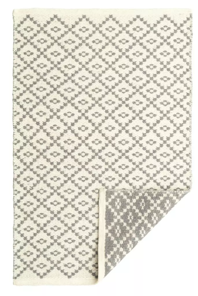 MATTO HUURRE HARMAA/VALKOINEN 140X200 CM 4Living Kaunis matto - Lattiamatot - 6410412965356 - 1