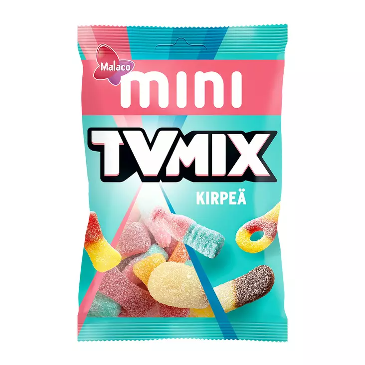 MINI TV MIX 110G KIRPEÄ - Makeiset ja naposteltavat - 6420256014066 - 1