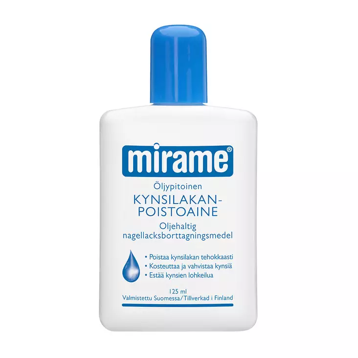 MIRAME KYNSILAKANPOISTOA.125ML - Kynsilakat ja kynsimeikit - 7310619090006 - 1