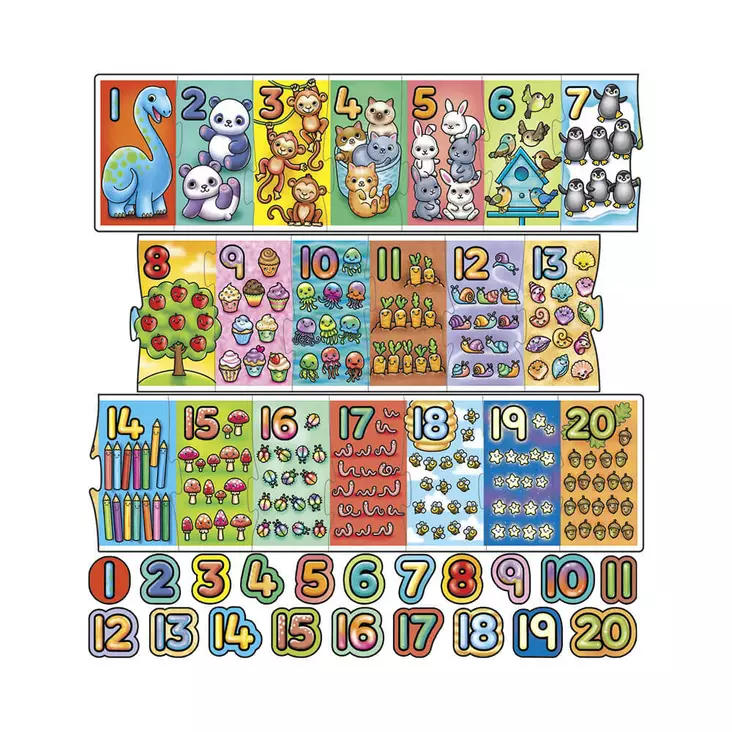 Numerot palapeli - Lasten palapelit - 5011863003966 - 1