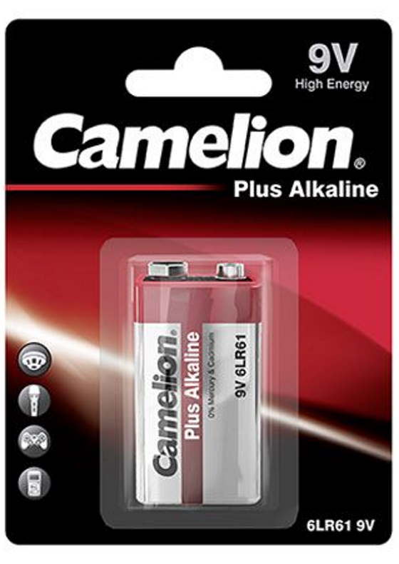 PARISTO 9V 6LR61 CAMELION ALKALINE - Erikoisparistot - 4260033150066 - 1