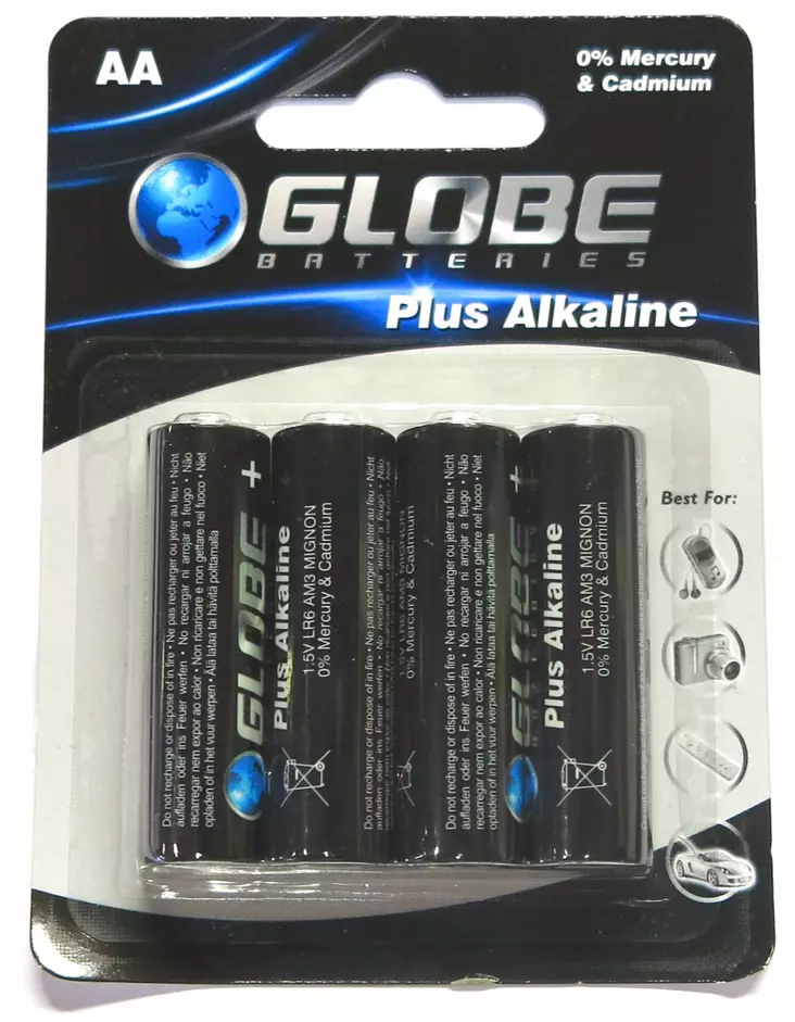 PARISTO AA 4KPL GLOBE - Sormiparistot - 6438255910036 - 1