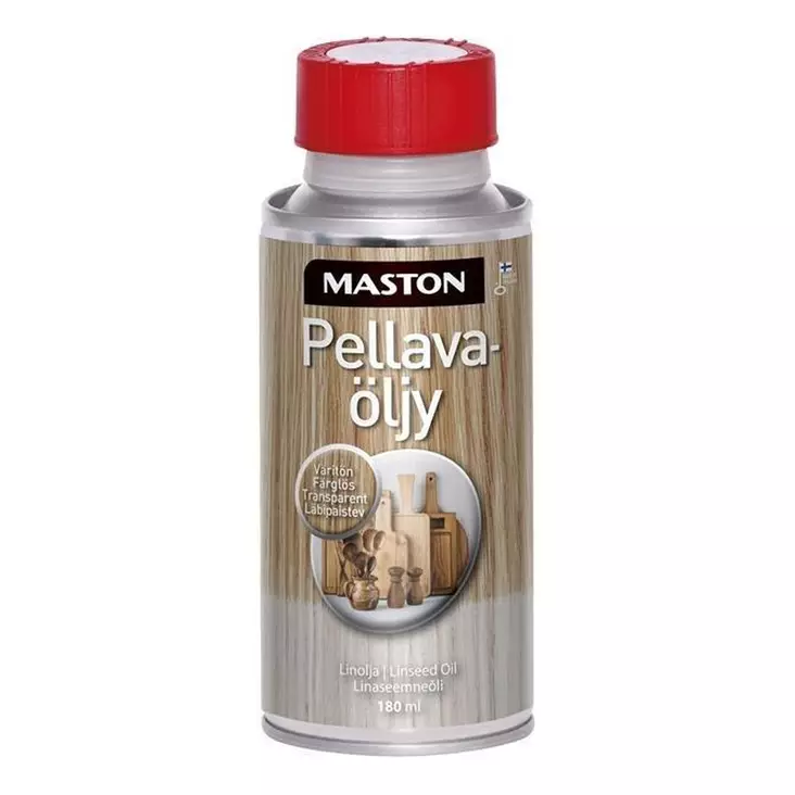 Pellavaöljy 180ml Maston - Puuöljyt ja puunsuoja-aineet - 6412490047986 - 1
