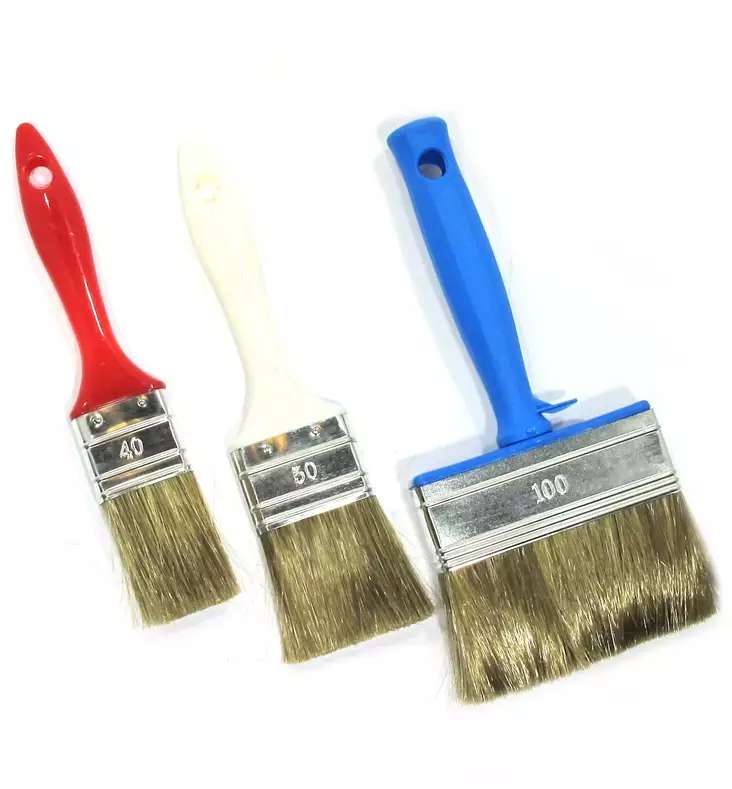 Pensselisetti 3-osainen ulkomaaleille - Pensselisarjat - 6438168090436 - 1