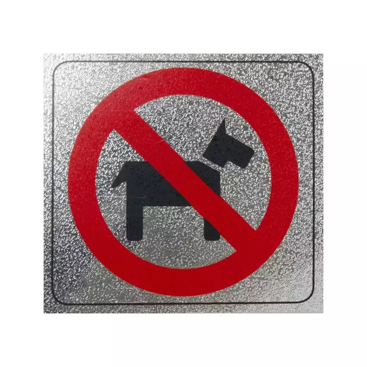 Pisla kuvatarra ei koiria - Opasteet ja kyltit - 6414676016656 - 1