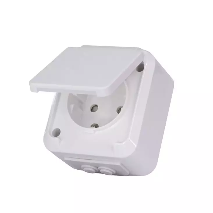 Pistorasia 1-os pin IP44 Nordi - Pistorasiat, haaroittimet ja kytkimet - 6438140973306 - 1