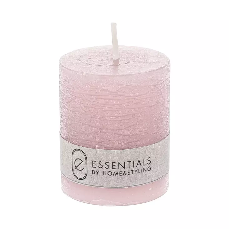 Pöytäkynttilä pink 4x5cm - Pallokynttilät ja pöytäkynttilät - 8721037316576 - 1