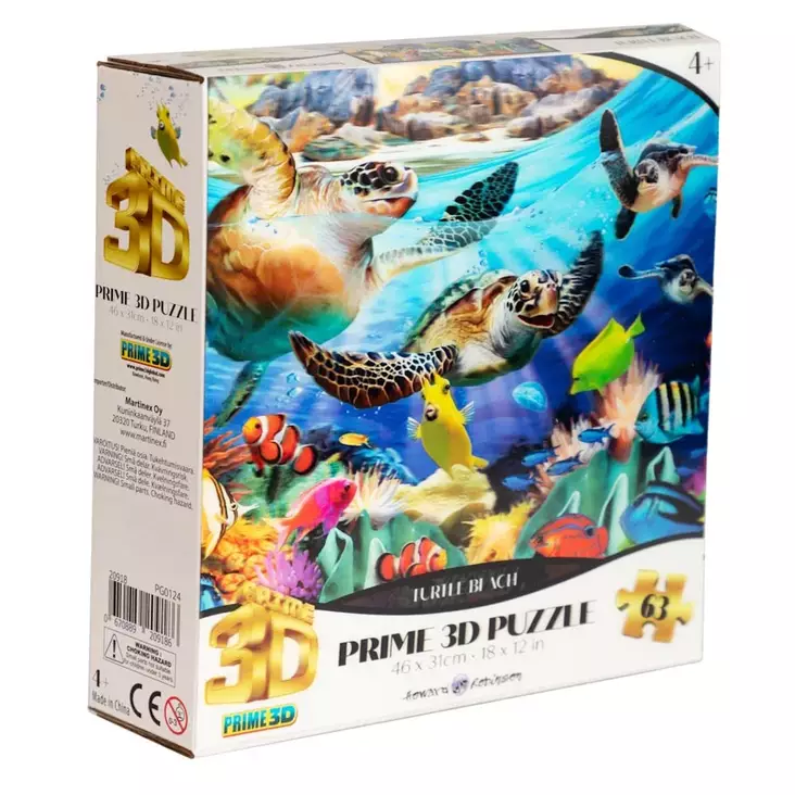 Palapeli 3-D Turtle Beach - Palapelit - 670889209186 - 1