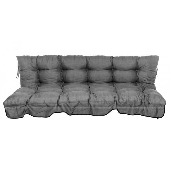 keinupehmustesarja harmaa soveltuu keinuihin joiden istuinleveys on 16=
5- 170 cm. - Puutarhakeinun pehmusteet - 6410413035966 - 4