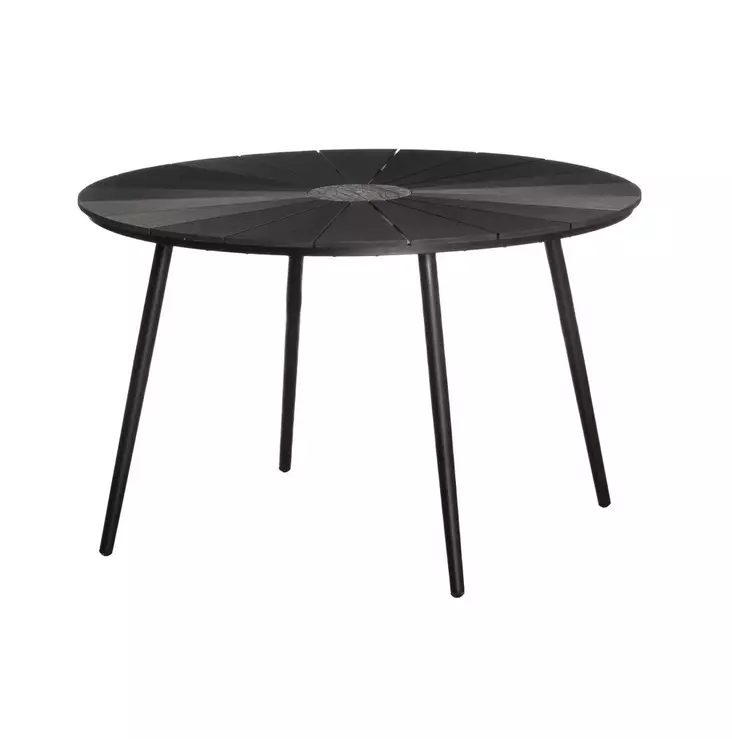 musta polywood pinta p=C3=B6yt=C3=A4 pihapuu - Puutarhapöydät - 6410413133686 - 1