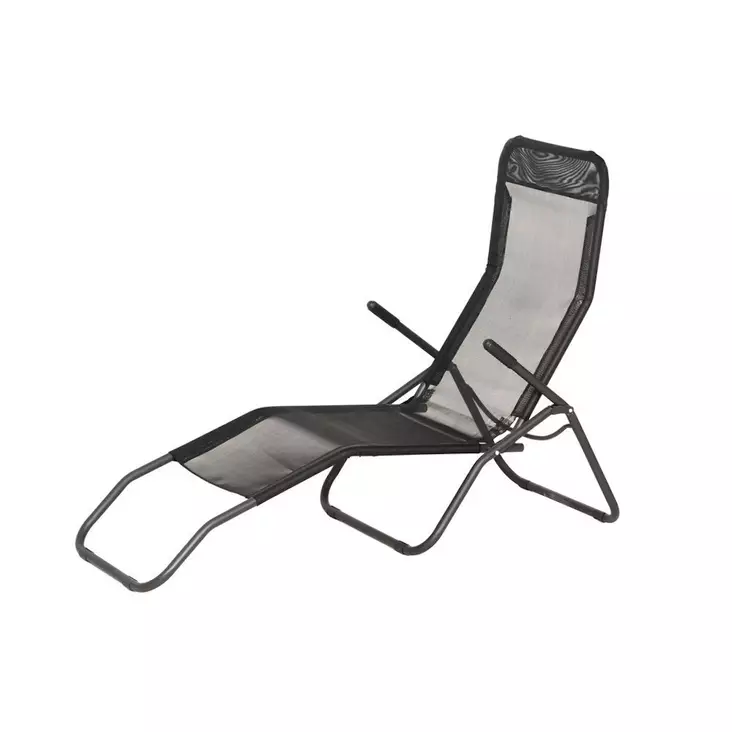 Puutarhatuoli Siesta musta - Aurinkotuolit ja lepotuolit - 6410412216786 - 1