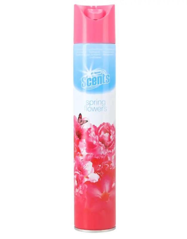 At Home Scents Aerosol Air Freshener 400ml Spring Flowers - Huonetuoksut ja ilmanraikastimet - 8719874191166 - 1