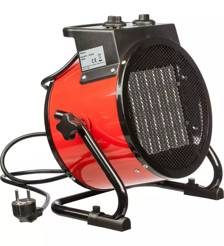 RAKENNUSLÄMMITIN PTC 3KW DURO - Rakennuslämmittimet ja lämpöpuhaltimet - 6438168099446 - 1