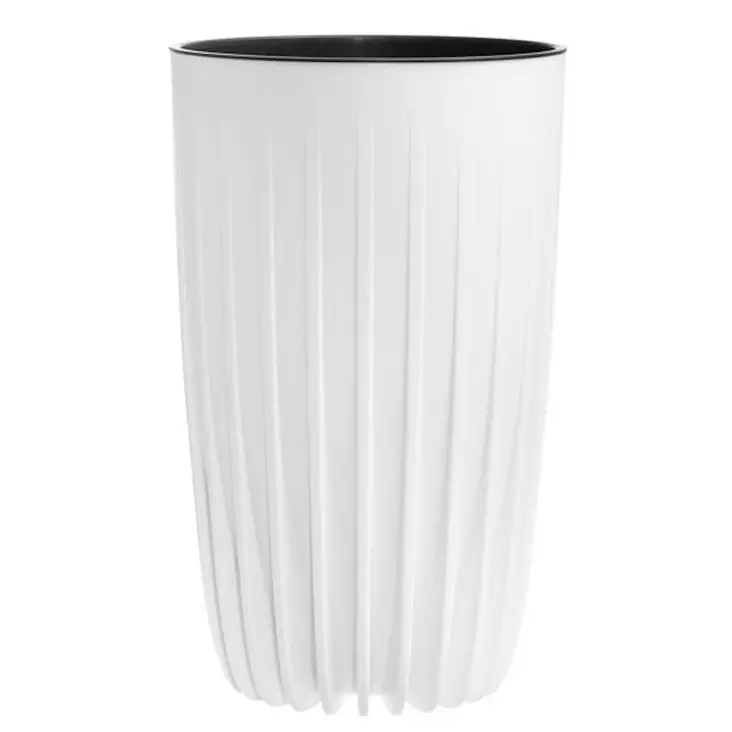 Ruukku Mira korkea valkoinen 25cm - Sisäruukut ja suojaruukut - 6410416334806 - 1