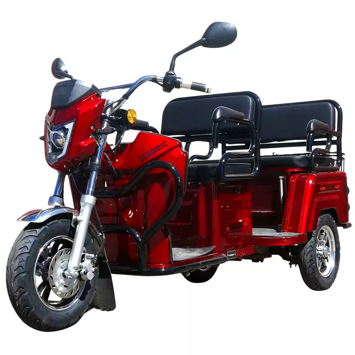 S=C3=A4hk=C3=B6skootteri riksamalli kahden hengen punainen - Senioriskootterit - 6438168108056 - 1