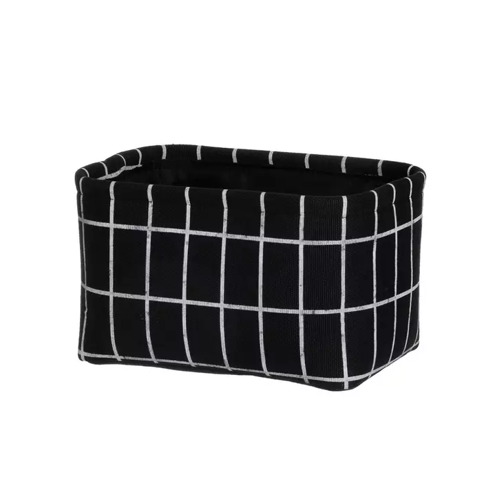 Säilytyskori Nova musta 23x16x14 cm - Säilytyslaatikot ja muovilaatikot - 6410416466446 - 1