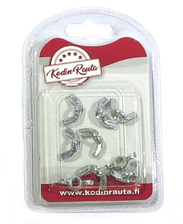 siipimutteri m5 9kpl - Pultit ja mutterit - 6438417017856 - 1